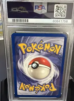 NM-MT 8 PSA Graded 2000 Pokemon Rocket #18 Dark Alakazam 1st Edition - Image 2