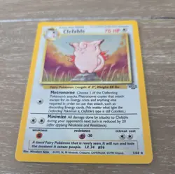 Clefable 01/64 Pokemon Base Set Holographic Card - Image 1