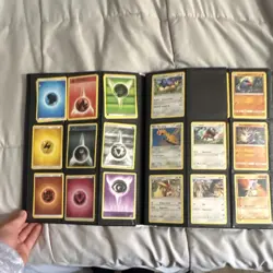 Pokemon TCG Mixed Card Lot in Pikachu Binder, Pokemon/Energy/Trainer Cards - Image 2