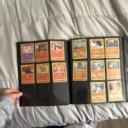 Pokemon TCG Mixed Card Lot in Pikachu Binder, Pokemon/Energy/Trainer Cards - Image 3