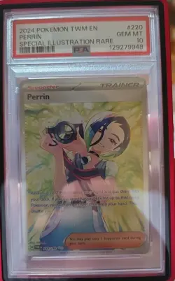 Pokemon TCG Trainer Perrin Special Illustration Card Twilight Masquerade 220/167 - Image 1