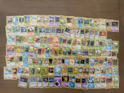 Bulk Lot of 135+ Vintage NO DUPLICATES Base Set & More Pokemon Cards Collection - Image 1