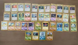 Bulk Lot of 135+ Vintage NO DUPLICATES Base Set & More Pokemon Cards Collection - Image 2