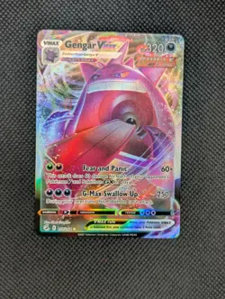 Pokemon TCG: Gengar VMAX 157/264 Swsh08: Fusion Strike Holo - Image 3