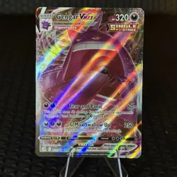 Gengar VMAX 157/264 Swsh08: Fusion Strike Holo Pokemon TCG - Image 1