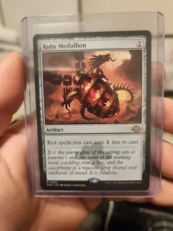 Ruby Medallion Modern Horizons 3 Regular MTG - Image 1