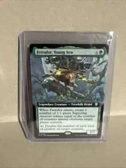 MTG - Ferrafor, Young Yew (Extended Art) Commander: Lorwyn Eclipsed Regular - Image 1