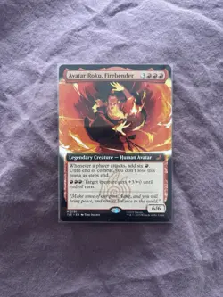 Avatar Roku, Firebender Magic the Gathering (Extended Art) TLE - Image 1