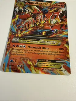 Pokemon TCG. Mega Blaziken Ex XY86 Black Star Promo XY Holo Promo (LP) 🔥 - Image 3