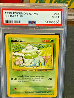 1999 POKEMON GAME BULBASAUR #44 PSA 9- Mint! - Image 1