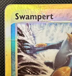Pokemon Swampert 13/109 Holo DAMAGED HP EX Ruby & Sapphire TCG Vintage Card - Image 4