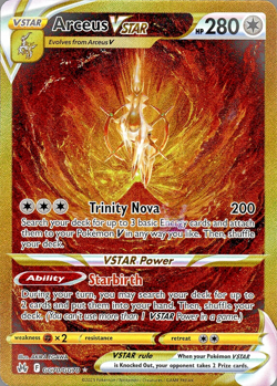 Arceus Vstar | GG70/GG70 | Crown Zenith | Gold | ALT ART | Secret Rare | Pokemon - Image 1