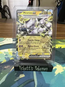 Mewtwo EX 058/182 Paradox Rift Double Rare Pokemon TCG NM - Pack Fresh ENG - Image 1