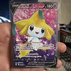Pokemon Jirachi V 170/189 Swsh10: Astral Radiance Full Art Ultra Rare Holo - Image 1