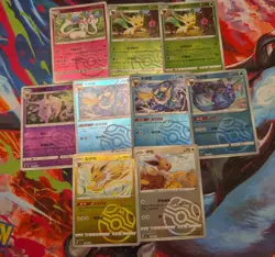 9-card Eeveelutions MASTERBALL HOLO BUNDLE Gem Pack Vol 2 Pokemon TCG - Chinese - Image 1