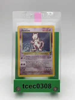 Mewtwo - Base Set Holo - 10/130 - WOTC Pokemon Card - Heavy Play - HP - Image 1