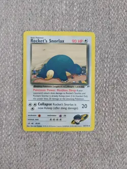 Pokemon TCG Rocket's Snorlax Gym Heroes 33/132 Regular Unlimited Rare - Image 1