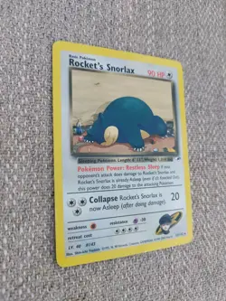 Pokemon TCG Rocket's Snorlax Gym Heroes 33/132 Regular Unlimited Rare - Image 2