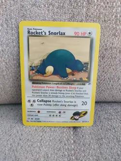 Pokemon TCG Rocket's Snorlax Gym Heroes 33/132 Regular Unlimited Rare - Image 4