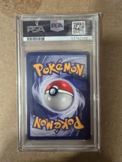 POKEMON 2000 Promo MOLTRES Black Star Aoki Error #21 PSA 8 RARE - Image 2