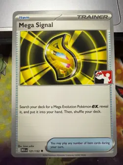 Mega Signal 121/132 Non-Holo Pokemon Play! Prize Pack Series 8 - Image 1