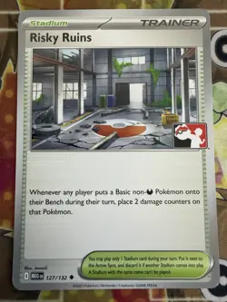 Riskey Ruins 127/132 Pokemon Play! Prize Pack Play Stamp Series 8 - Image 1