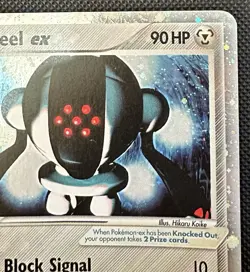 Pokemon Registeel ex 100/106 Holo HP EX Emerald Heavy Play Vintage Ultra Rare - Image 4