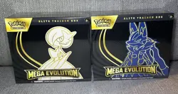 Pokemon TCG: Mega Evolutions Lucario & Gardevoir ETB Factory Sealed In Hand - Image 1