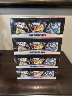 4x Pokemon TCG Scarlet & Violet Prismatic Evolutions Surprise Box Factory Sealed - Image 5