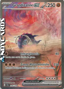 GRANDIZANNE ex 246/198 • Rara Segreta • Scarlatto e Violetto SV POKEMON - Image 1