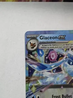 Play! Pokemon Prize Pack Series 7 Prismatic Evolutions 026/131 Glaceon ex New - Image 2