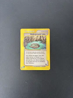 Pokemon Card Skyridge Underground Lake 141/144 E Series Pokemon TCG - Image 3
