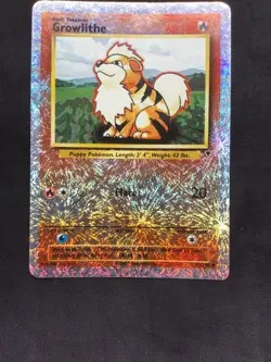 Pokemon Cards: Legendary Collection Reverse Holo: Growlithe 45/110 - Image 2