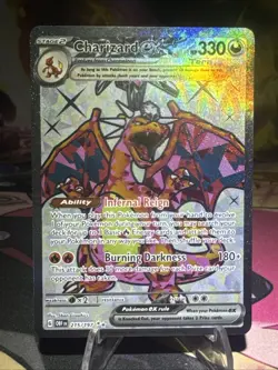 Charizard ex 215/197 SV03: Obsidian Flames Holo Full Art Ultra Rare Pokemon NM - Image 1
