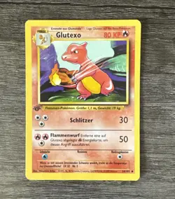 1999 Pokemon 1st Edition Base Set German Charmeleon (Glutexo) #24/102 - Image 1