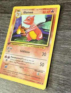 1999 Pokemon 1st Edition Base Set German Charmeleon (Glutexo) #24/102 - Image 2