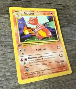 1999 Pokemon 1st Edition Base Set German Charmeleon (Glutexo) #24/102 - Image 3