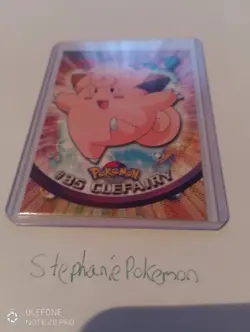 Pokemon #35 Clefairy Topps TV Animation Series Red Logo Mint Pack Fresh - Image 1