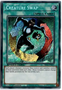 Creature Swap (Secret Rare) 1st Edition Secret Rare SBC1 SBC1-ENE17 LP - Image 1