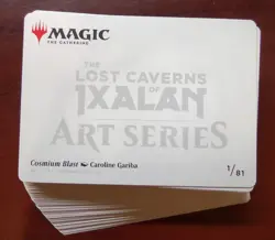 LOST CAVERNS OF IXALAN Art Series Complete Set of 81 cards NO STAMP - Image 1