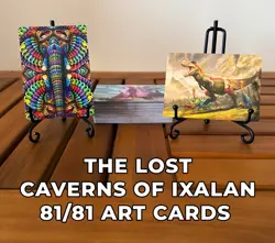 The Lost Caverns of Ixalan MTG Art Cards - Complete 81-Card Set (No Stamp) - Image 1