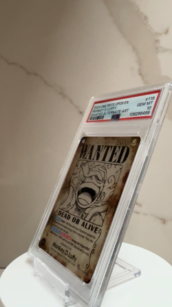 One Piece PSA 10 Monkey D. Luffy OP09 Wanted Alternate Art 2024 English - Image 2