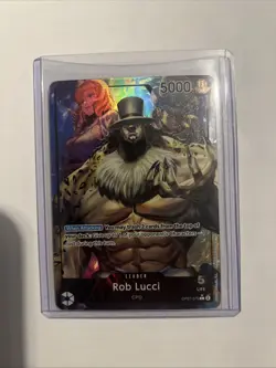 Rob Lucci OP07-079 (Parallel) - One Piece - 500 Years in the Future - Leader NM - Image 1