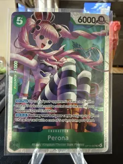 Perona - OP14-033 -One Piece TCG English - The Azure Sea's Seven SR Foil - Image 1