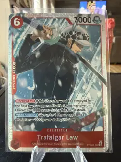 Trafalgar Law 2025 One Piece Premium Booster Vol. 2 Holo SR PRB02 002 - Image 1