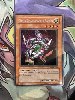 SOD-EN019 Ninja Grandmaster Sasuke Rare Unlimited Edition NM Yugioh Card - Image 1