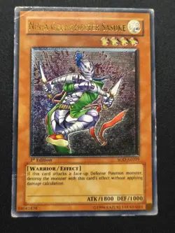 Yugioh Ninja Grandmaster Sasuke SOD-AE019 Ultimate Rare Asian English 1st Ed AE - Image 1