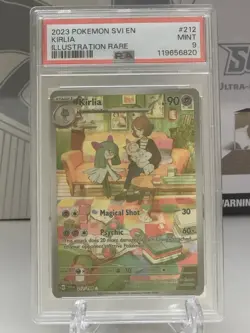 2023 Pokemon Svi-EN Scarlet & Violet #212 Kirlia Illustration Rare PSA 9 Mint - Image 1