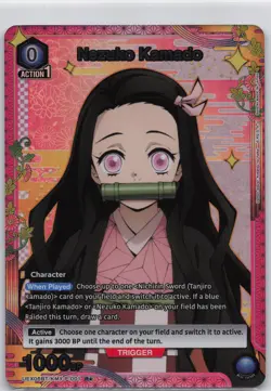 Nezuko Kamado (R*) UEX05BT/KMY-P-001 Foil Union Arena: Demon Slayer - Image 1