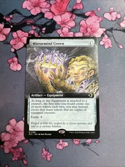 MTG Lorwyn Eclipsed Variants Mirrormind Crown Non Foil Regular Extended Art NM - Image 1